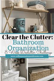 You also can select lots of matching plans in this article!. Small Bathroom Organization Tips Clear The Clutter Week 4 Coffee Pancakes Dreams