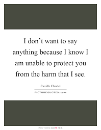 I Don T Want To Say Anything Because I Know I Am Unable To Picture Quotes