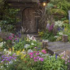 This carefully planned and organized backyard combines both rustic gardens and modern. How To Grow An Easy Flower Garden From Seed The Home Depot