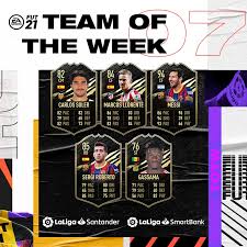 His potential is 87 and his position is cm. Laliga Carlos Soler Marcos Llorente Leo Messi Sergi Roberto Sekou Gassama Five Laligasantander Laligasmartbank Players Are In The Fifa 21 Totw From Ea Sports Fifa Espana Facebook