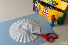 Coffee Filter Umbrella Craft Look We Re Learning