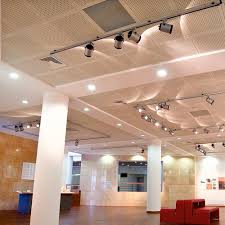Available fixtures are only part of a track lighting system's flexibility. Gypsum Suspended Ceiling T 24 Lay In Tacer Ltd Tile Acoustic Flame Retardant