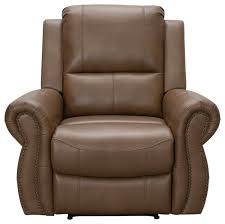 Warren Top Grain Leather Recliner Transitional Recliner Chairs By Abbyson Living