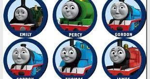 Free Thomas The Train Birthday Printables Image Result For Free Printable Thomas The Train Cup Cake Toppers Trein Feest Thomas Trein Trein