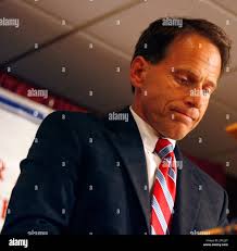 Waukesha County District Attorney Paul Bucher concedes the Republican  nomination for state attorney general to J.B. Van Hollen, Tuesday, Sept.  12, 2006, in Pewaukee Wis. (AP Photo/Darren Hauck Stock Photo