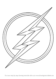 The flash is an ongoing american comic book series featuring the dc comics superhero of the same name. Learn How To Draw The Flash Symbol The Flash Step By Step Drawing Tutorials