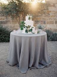 Fine Art Weddings Blog Archive Ruxandra And Scott Sunstone Villa Wedding Wedding Table Linens Grey Wedding Theme Wedding Cake Table