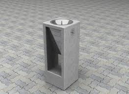 Floor Mounted Drinking Fountain Outdoor Ar Puro Fountain By Daniel Caramelo Amop Synergie Drinking Fountain Fountains Outdoor Outdoor Drinking Fountain