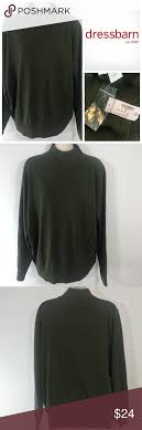 24 Dressbarn Mock Turtleneck Sweater Top Nwt With Images Mock Turtleneck Sweater Mock Turtleneck Sweaters