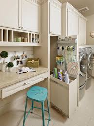 Make the room feel more spacious with light walls How To Add A Home Office Or Craft Space Anywhere Room Makeovers To Suit Your Life Hgtv