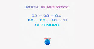 Rock in rio lisboa announced this thursday march 4th that the event will not take place as planned this year. Devido Ao Agravamento Da Pandemia Rock In Rio E Adiado Para Setembro De 2022 A Radio Rock 89 1 Fm Sp