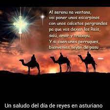 Saludo A Los Reyes Magos En Asturiano