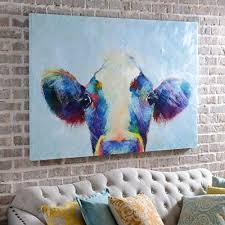 Canvas Art Canvas Art Prints Cow Canvas Cow Painting Canvas Art Wall Decor