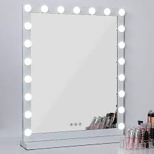 Lighted Makeup Vanity Mirror 3 Color Modes Tabletops Lighted Mirror Led Illuminated Cosmetic Mirror With 21 Led Dimmable Bulbs 25 X 20 Walmart Com Mirror With Lights Diy Vanity Mirror Makeup Vanity Mirror