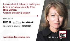 Rita Clifton to talk about how purpose differentiates brands at Brand Boot  Camp 2018