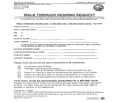 Walk Through Hearing Request Stockton California California State Stockton