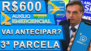 Expectativa é que o anúncio ocorra na próxima semana (crédito: Calendario Da 3Âª Parcela Do Auxilio Emergencial De 2021 Vai Antecipar As Datas E Aumentar O Valor Youtube