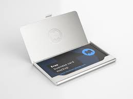 Collection page for business card holders and cases is loaded. Free Business Card Holder Mockup Mockups Design
