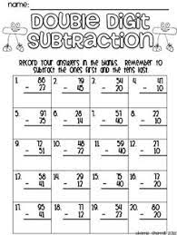 •addition without regrouping •subtraction without regrouping •addition with regrouping •subtraction with regrouping supplies: Look Whoo S In First I M A Big Kid Now Part 2 Math Fact Worksheets Math Subtraction Math Pages