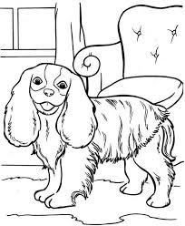 Simple dog coloring page for children : 30 Free Printable Cute Dog Coloring Pages
