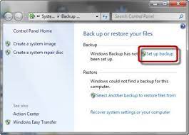 Backup in windows 7 has never been easier. Hp Notebook Pcs Recover Windows 7 Operating System Using Microsoft Windows Backup And Restore Hp Customer Support