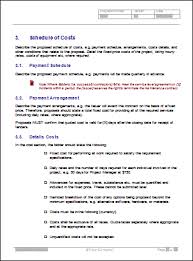 sample cost proposal template