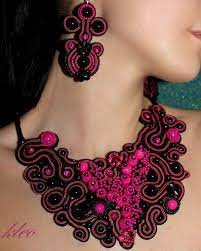 Soutache Ribbon Embroidery Jewelry Soutache Jewelry Soutache Necklace Soutache Tutorial