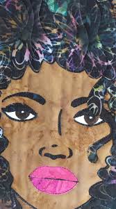 Fabric collage of the adorable baby Fritz that I made with batik fabrics.  Thanks to the Zoo for letting me use their photo as inspiration!