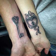 Having a similar wedding ring tattoo is a great way of expressing the undying bond that you share. 156 Meaningful Lock And Key Tattoos Ultimate Guide 2021