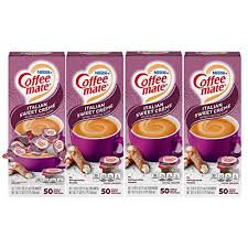 Jul 15, 2017 · these can be gifts, presents (pasalubong), personal effects, household goods such as kitchen ware, tools, clothes, linens, towels, chocolates, instant coffee, coffee creamer to mention a few. Nestle Coffee Mate Coffee Creamer Italian Sweet Creme Liquid Creamer Singles Non Dairy No Refrigeration Box Of 50 Singles Pack Of 4 Amazon Com Grocery Gourmet Food
