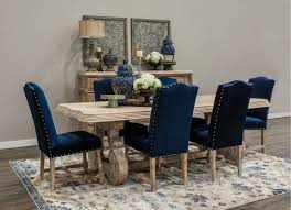 Light and dark blue dining rooms have become popular in today's designer market. 20 Blue Dining Room Set Magzhouse