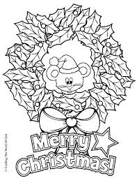 Christmas mandala coloring page for kids | crafts and worksheets for preschool,toddler and kindergarten. Christmas Wreath Coloring Page Crafting The Word Of God