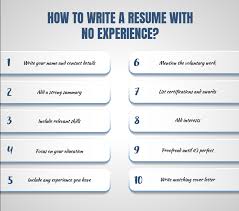 How To Make A Resume With No Experience 10 Steps Resumeperk Com