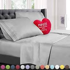 Amazon Com Queen Size Bed Sheets Set Sage Green Highest Quality Bedding Sheets Set On Amazon 4 Piece Bed With Images King Size Bed Sheets Quality Bedding Bed Sheet Sets