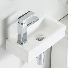 porcelain wall mount bathroom sink