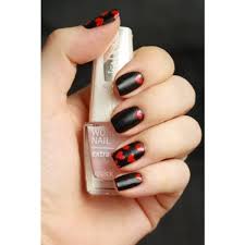 Black And Red Heart Black And Red Heart Nail Art Liked On Polyvore Featuring Nails And Beauty Heart Nail Art Nails Nail Art
