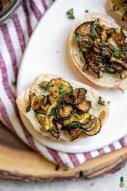 Fried Zucchini With Garlic And Vinegar Recipe Zucchini Fries Vegan Lunch Recipes Zucchini