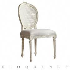 Eloquence Louis Cane Dining Chair In Antique White In 2020 Cane Dining Chairs Dining Chairs Furniture
