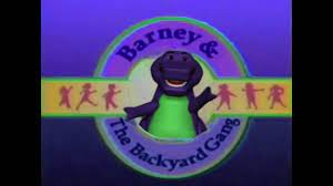 Maybe you would like to learn more about one of these? Barney And The Backyard Gang 1988 Cgi Logo Youtube