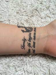 4.7 out of 5 stars 1,134. Family Where Life Begins And Love Never Ends Tattoo Family Family Quotes Tattoos Tattoo Quotes Tattoos