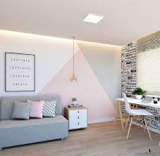 Primary bedroom wall art ideas. 60 Best Geometric Wall Art Paint Design Ideas 19 33decor Bedroom Wall Paint Girl Room Bedroom Decor