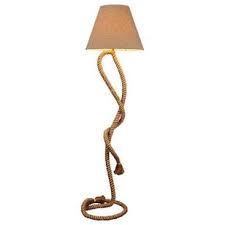 Beach Style Floor Lamps By Natural Design House With Images Lamp Rope Lamp Floor Lamp