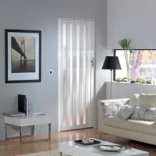 Porte Accordeon Vitree Grosfillex Larya Pvc Blanc 205x84cm Thuisdecoratie Vouwdeuren Binnendeuren