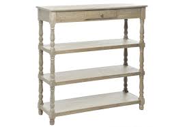 1 tiroir 66 x 10 cm/1 tablette. Console 1 Tiroir 3 Rayons Bois 110x35x109cm J Line J Line By Jolipa