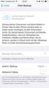 Have lost my files on whats app but i have back up file on computer but how to restore a crypt5 file into. Icloud Ladt Whatsapp Backup Nicht Mehr Computer Handy Smartphone