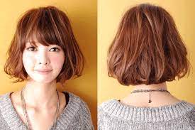 Asian Short Hair Perm Permed Hairstyles Short Permed Hair Loose Perm Short Hair