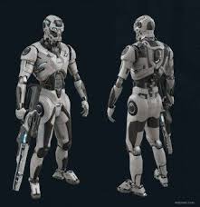 3d Model Humanoid Robot Game Character Design Character Design Robots Characters