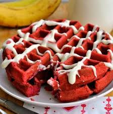 Preheat waffle maker on medium heat. Diybunker Diys Travel Natural Remedies And Recipes Red Velvet Waffles Waffle Recipes Waffle Recipe With Pancake Mix