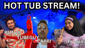 frogan on X: MY FIRST (MAYBE LAST) EVER HOT TUB STREAM WEDNESDAY 6 PM PST   9 PM EST WITH CAPRI AND RAFFY 🫣 YOU DON'T WANNA MISS IT IT'S GONNA BE