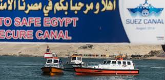 The suez canal is an artificial waterway which is in level with sea, situated in egypt. Erweiterter Suez Kanal Wird Feierlich Eroffnet Verkehrsrundschau De